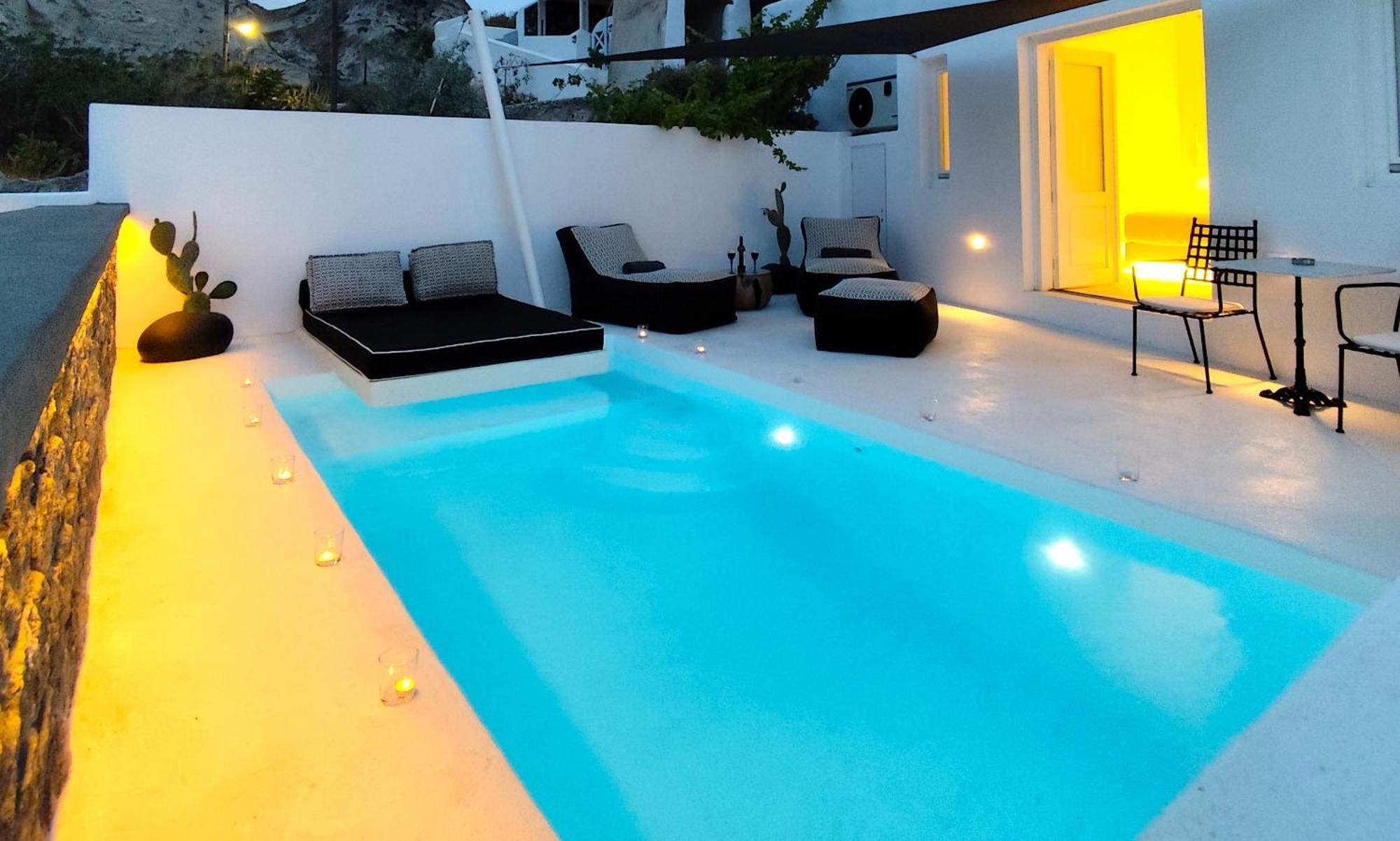 The Magic Luxury Cave Suites Vóthon 外观 照片