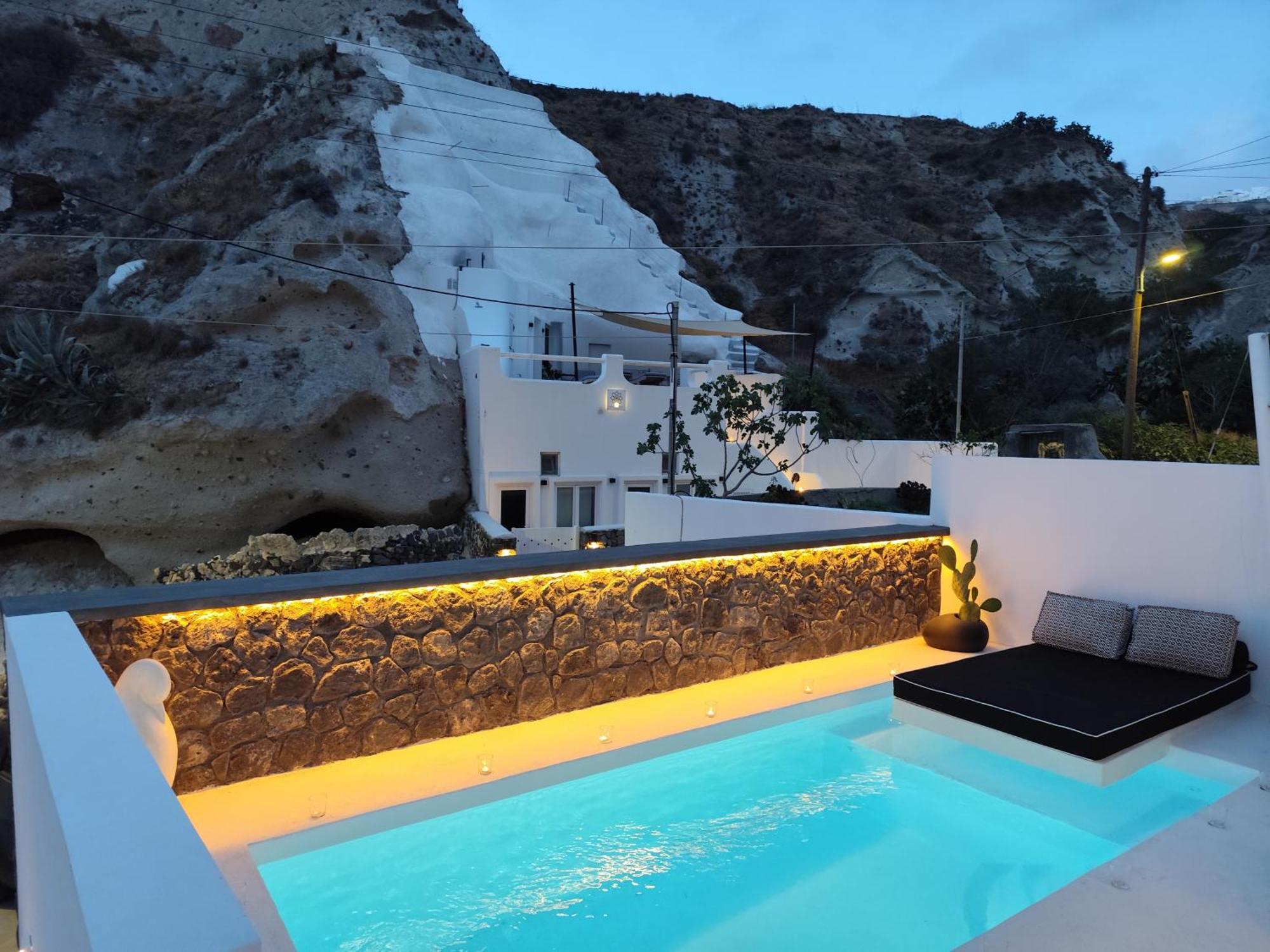 The Magic Luxury Cave Suites Vóthon 外观 照片