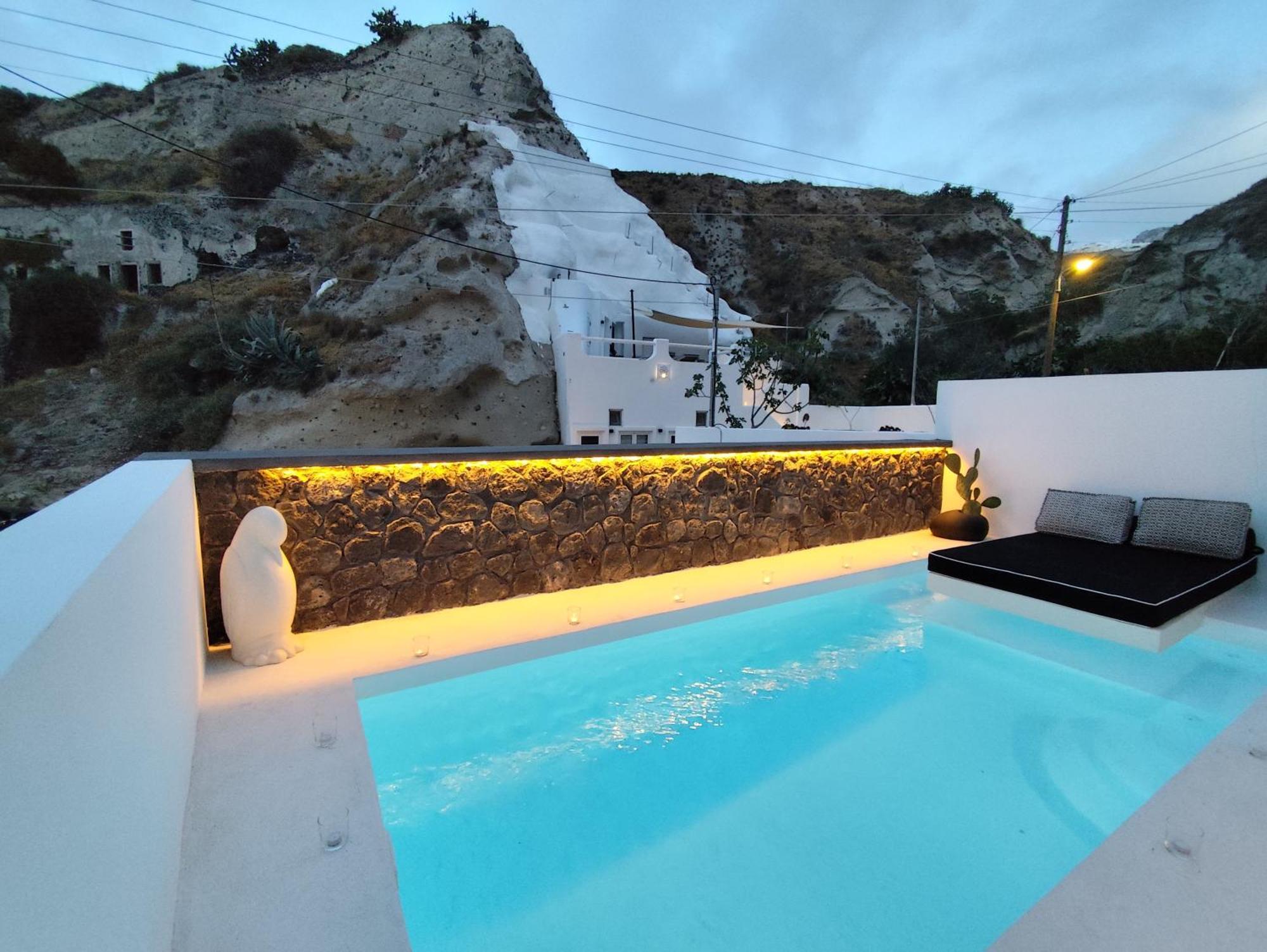The Magic Luxury Cave Suites Vóthon 外观 照片