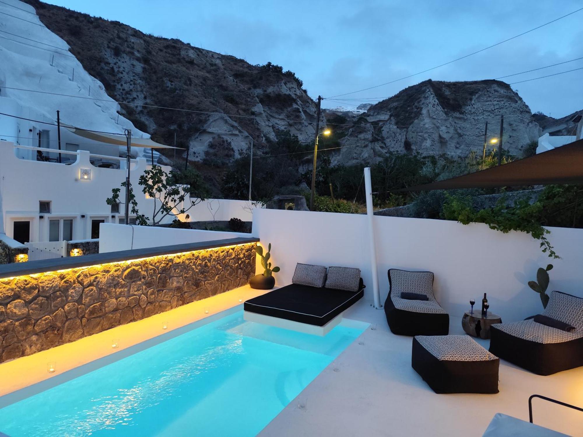 The Magic Luxury Cave Suites Vóthon 外观 照片