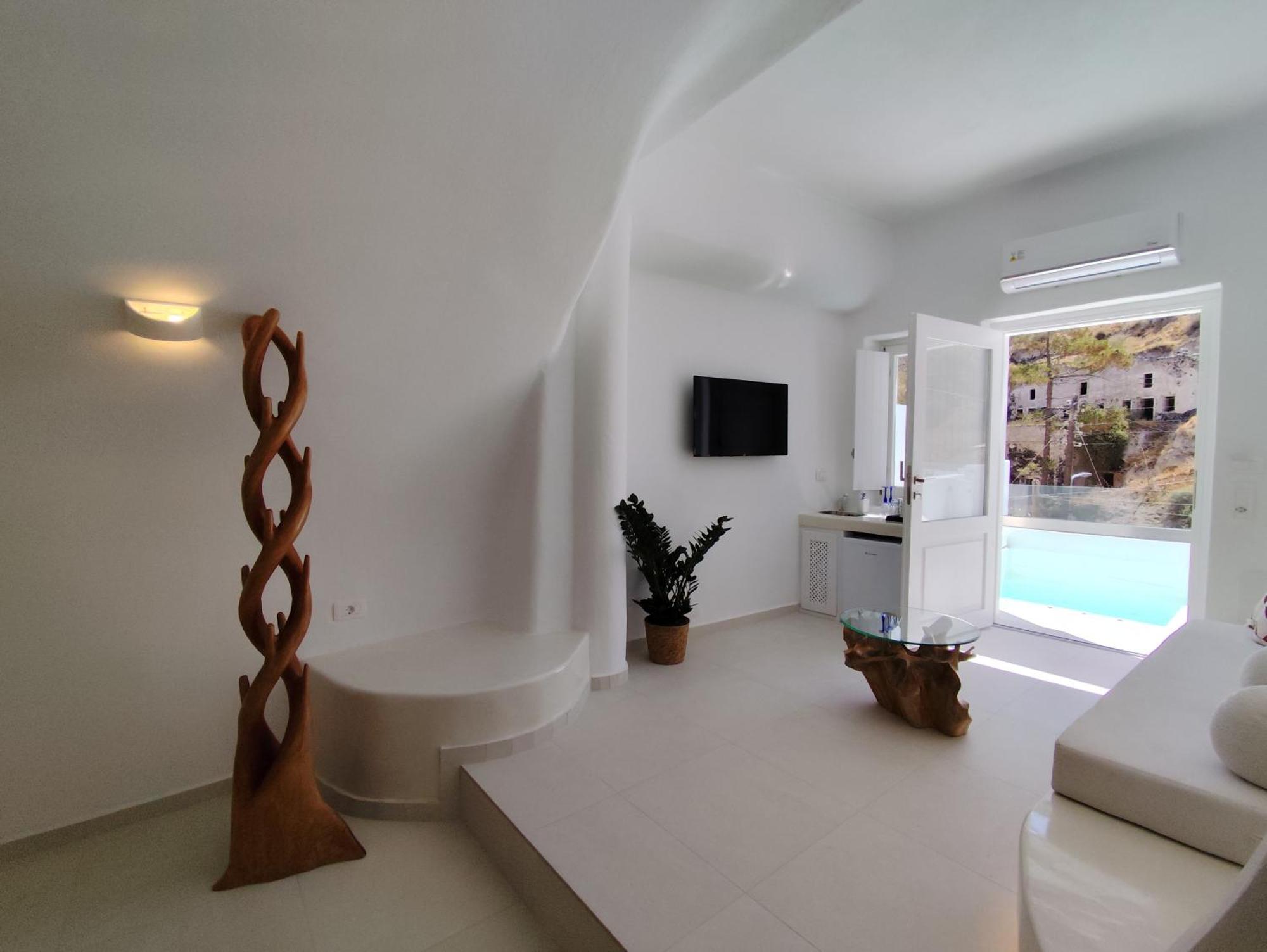 The Magic Luxury Cave Suites Vóthon 外观 照片